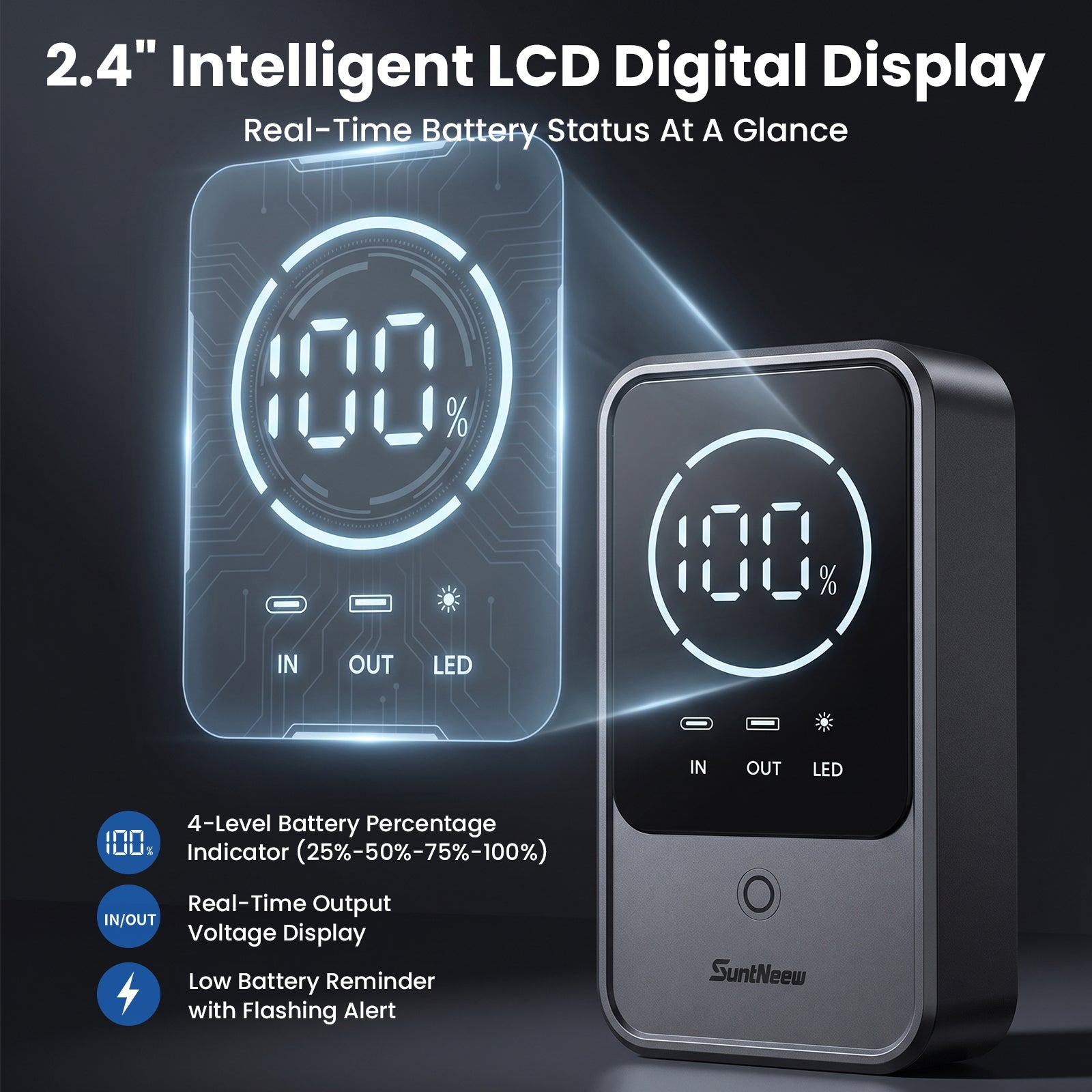 SuntNeew U32 2.4-inch LCD display