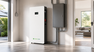 ENERGY STAR WL10B low-voltage home battery installed in utility setting