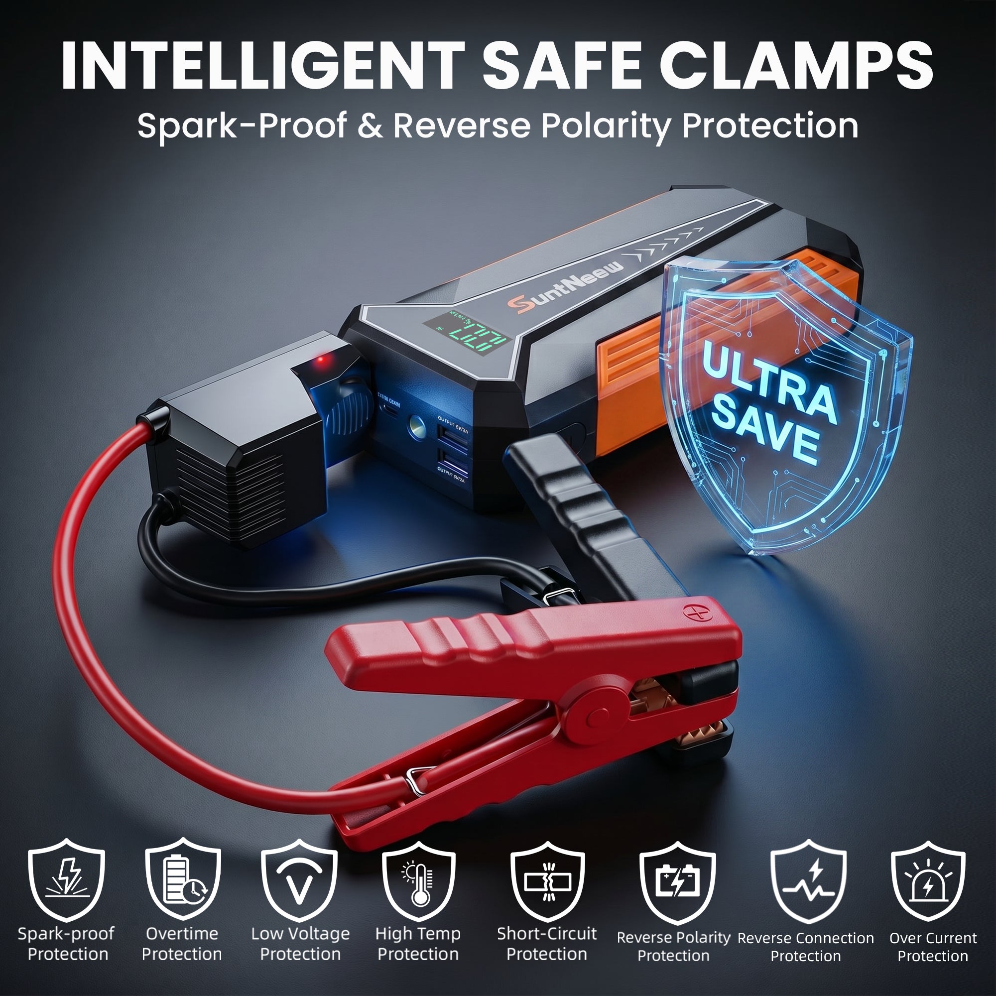 A20 intelligent safe clamps with eight protection icons