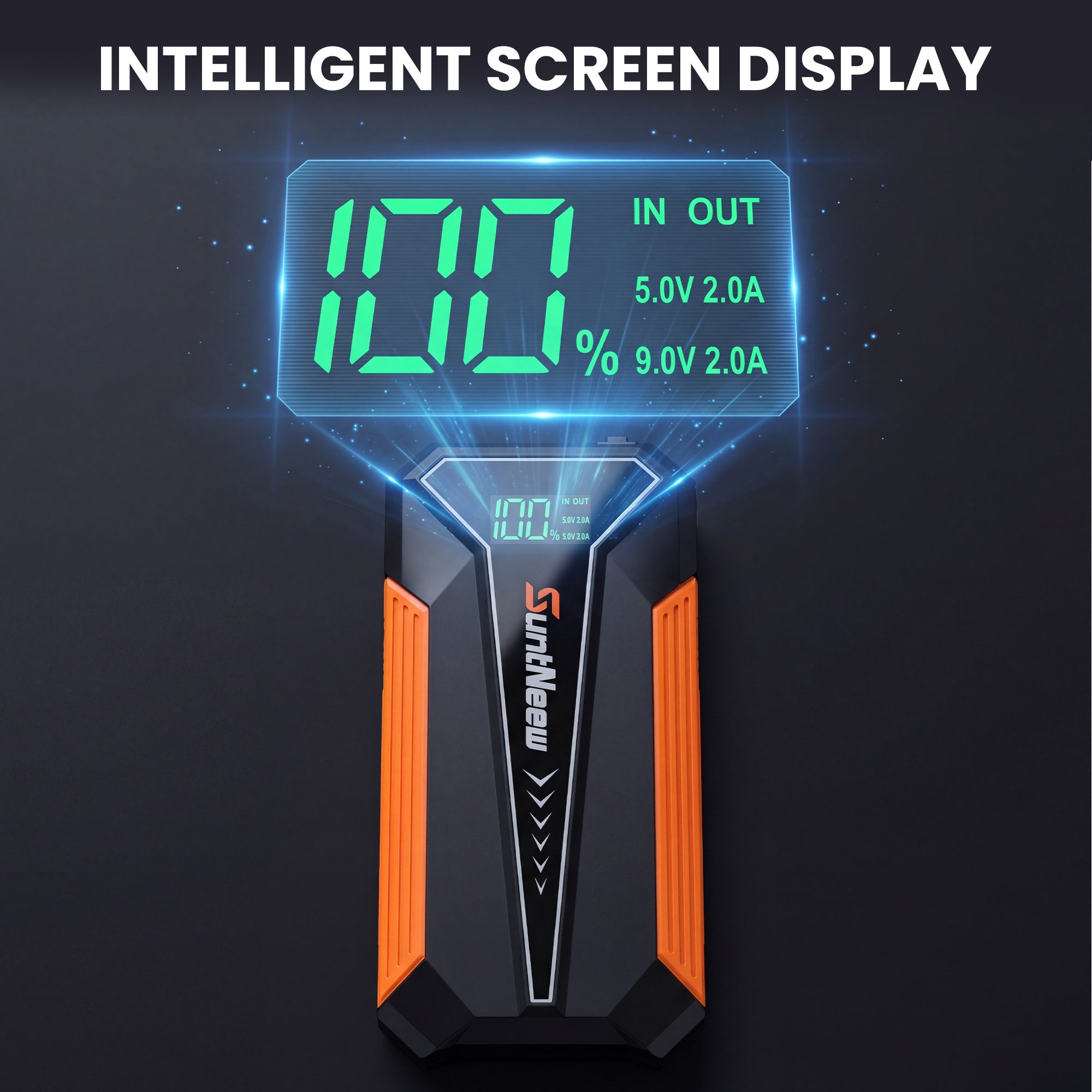 A20 display and charge status