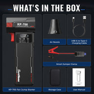KB700 complete kit with case, clamp, cable and nozzle