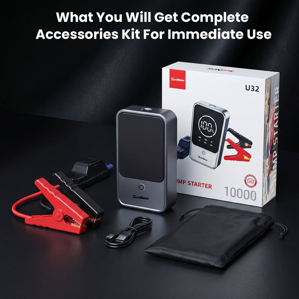 SuntNeew U32 jump starter package contents