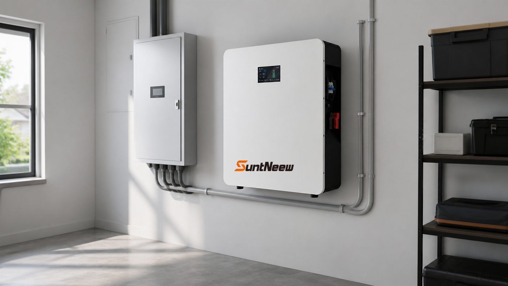 SuntNeew WL5A installed in a home energy room