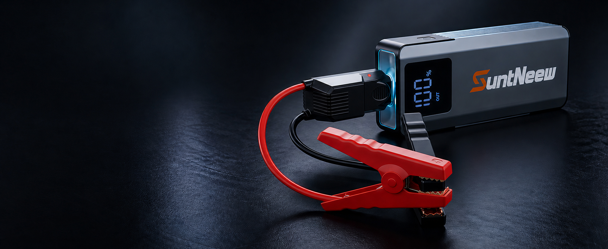 SuntNeew A3 intelligent jumper clamps and jump starter