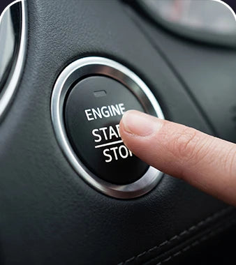 Press vehicle engine start button