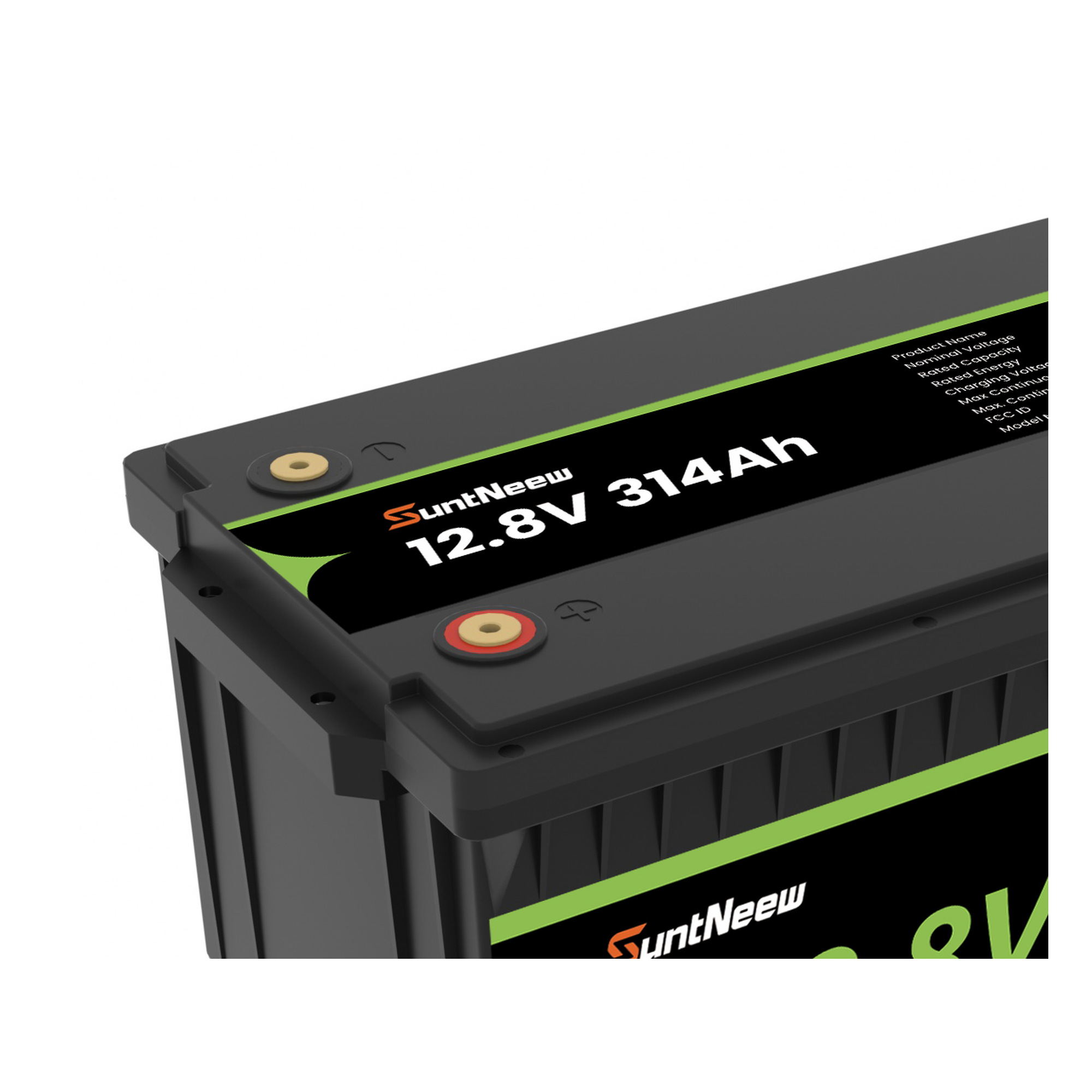 SuntNeew 314Ah LiFePO4 battery terminal detail