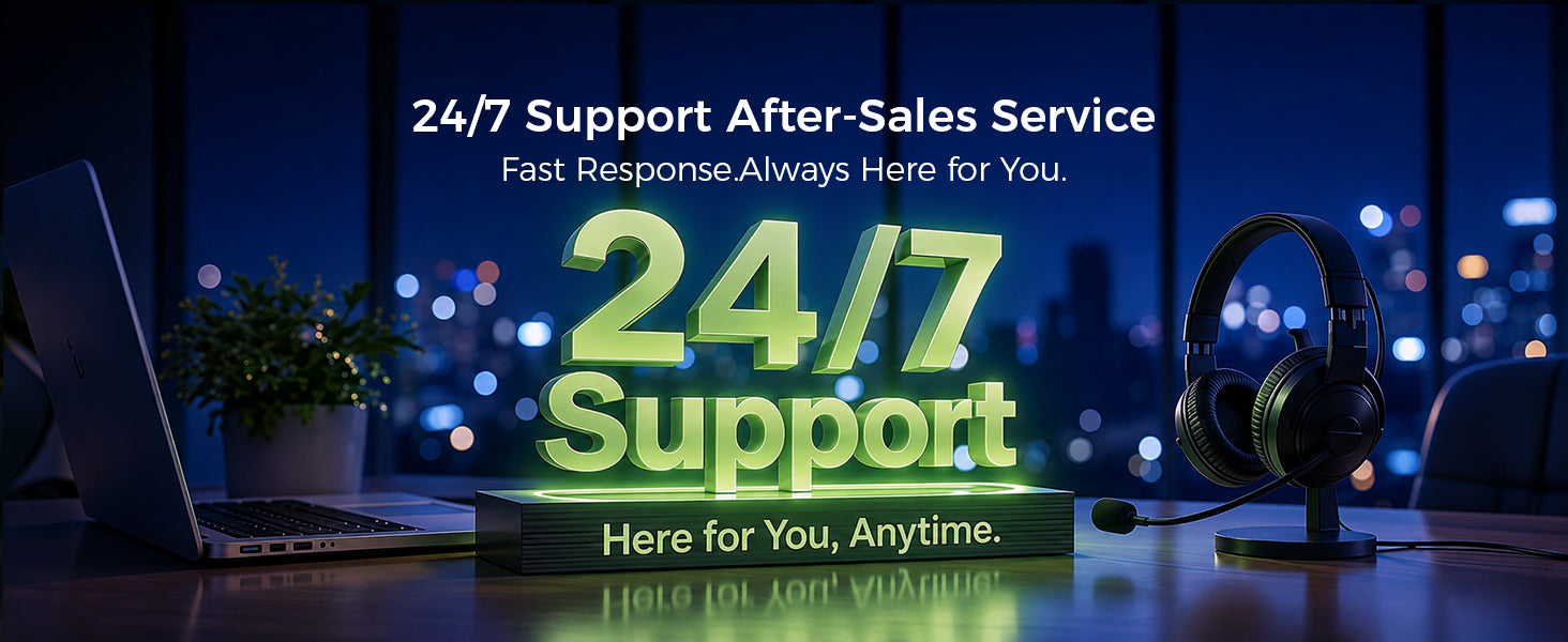 SuntNeew around-the-clock after-sales support graphic