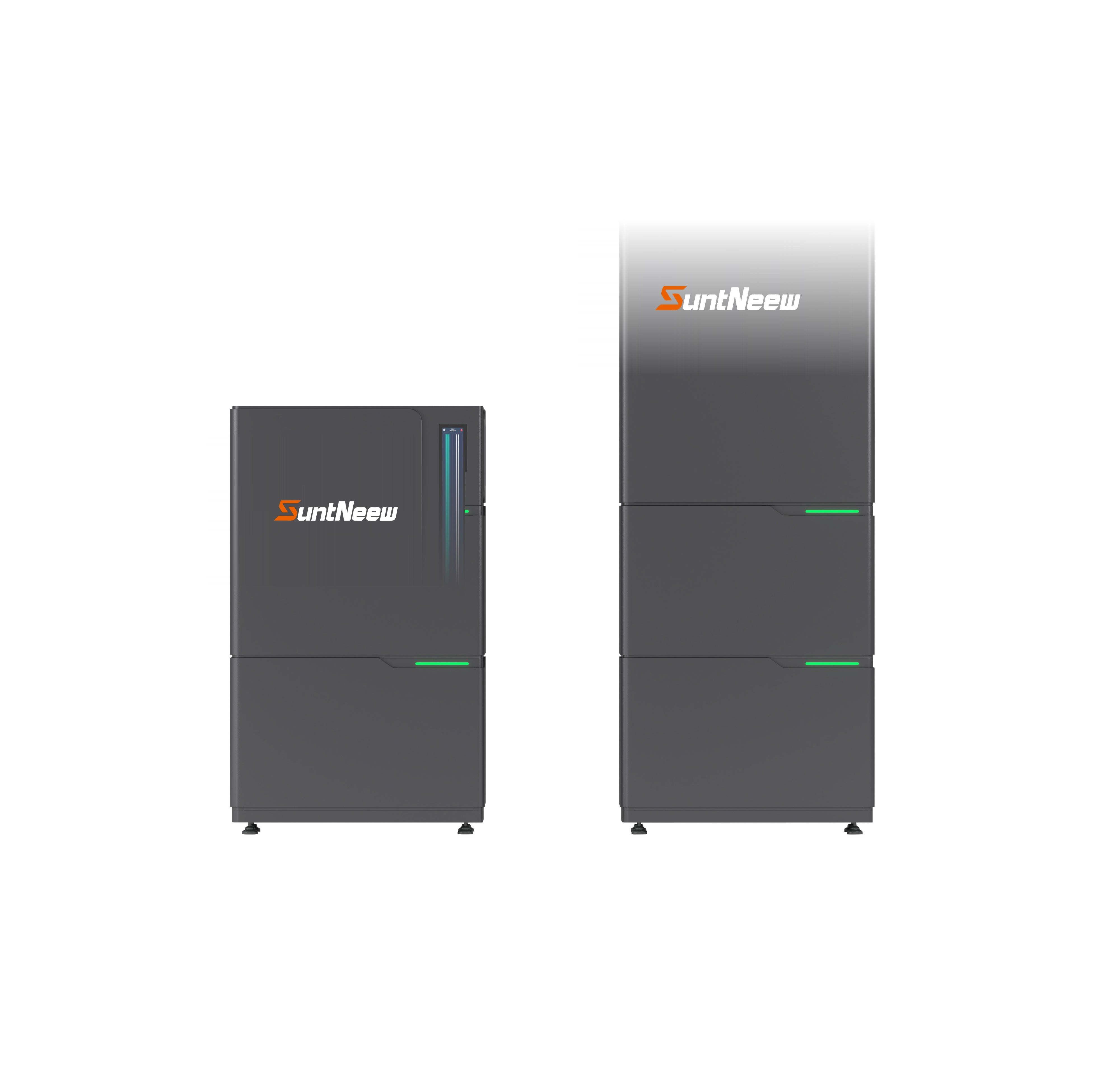 SuntNeew VH system showing two and three modular stack configurations